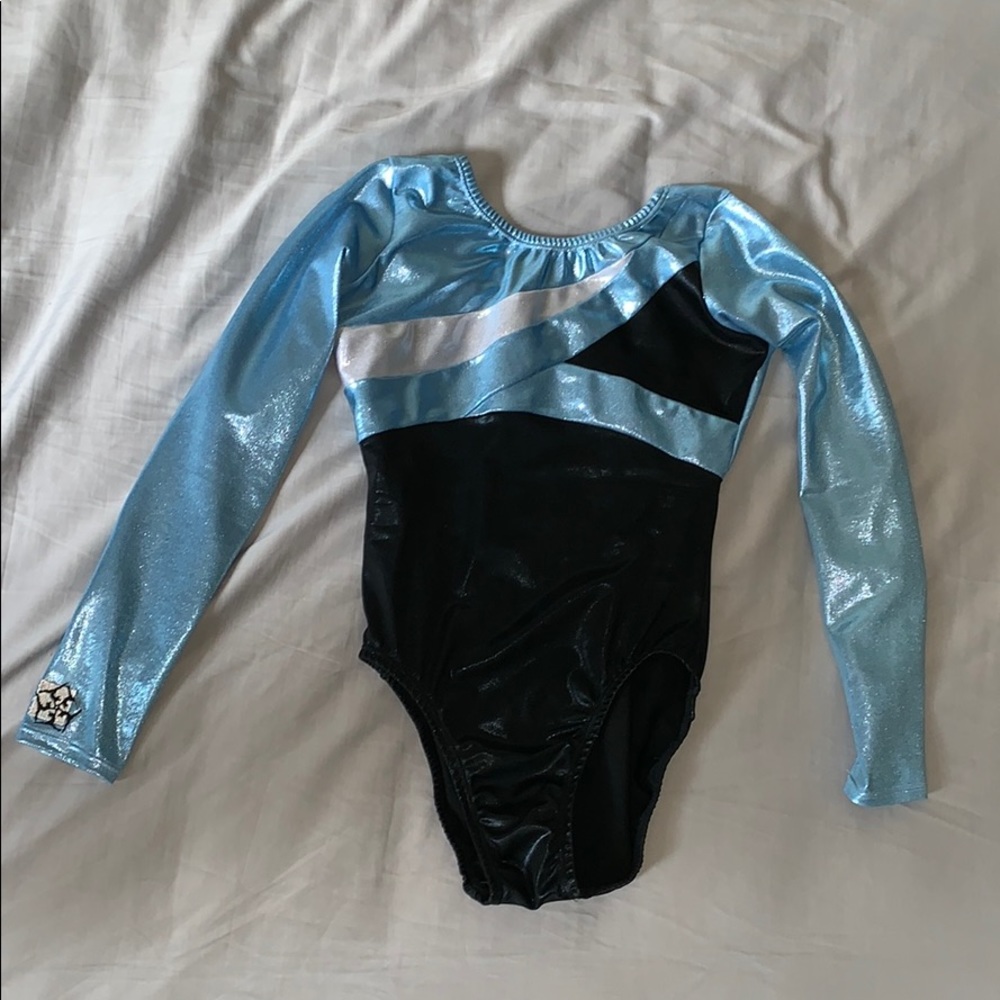 Long sleeve gymnastics leotard